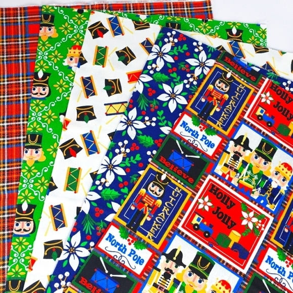 Create it Nutcracker 5pc Fabric Bundle 18" x 21" - Picture 3 of 8